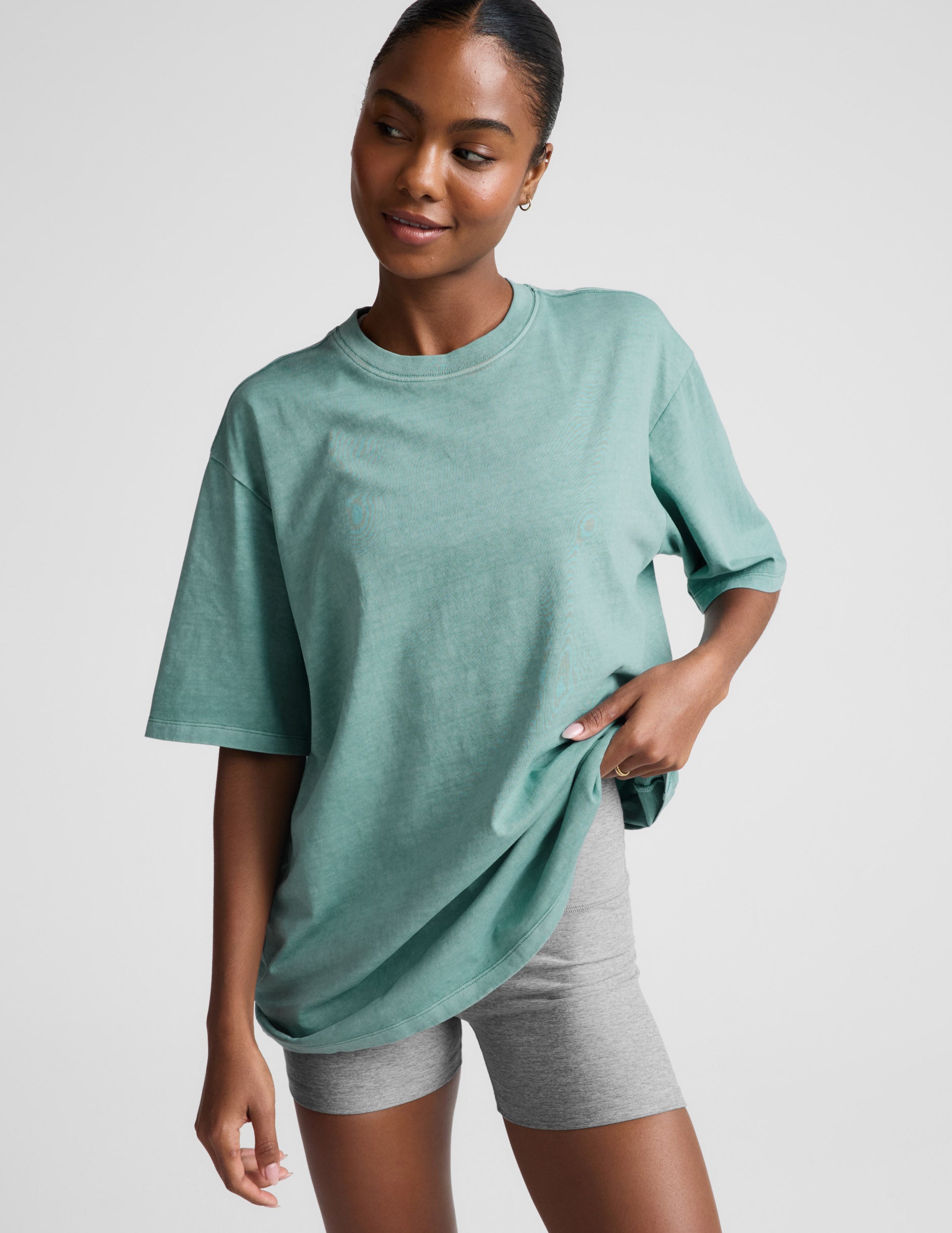 SoftKnit Better Than Ever Oversized Cotton Tee - Image 2