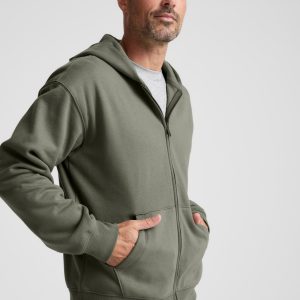 LuxeFleece Men's Full Zip Hoodie