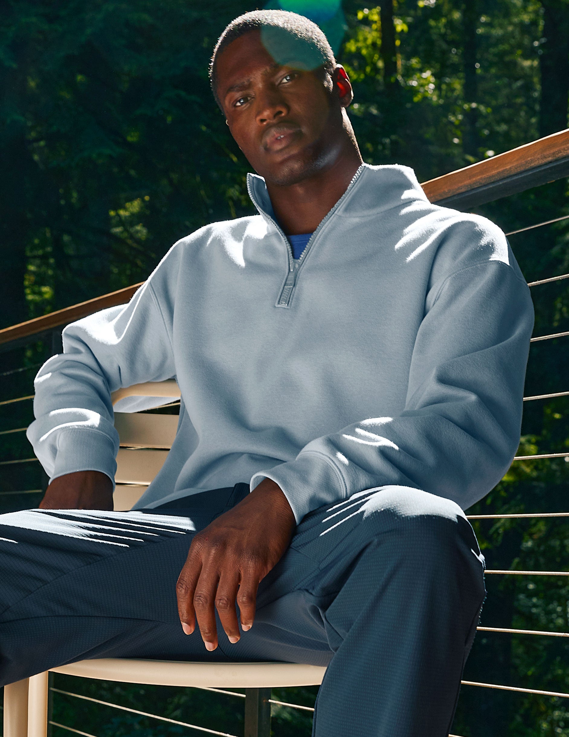 LuxeFleece Men's Half Zip Pullover