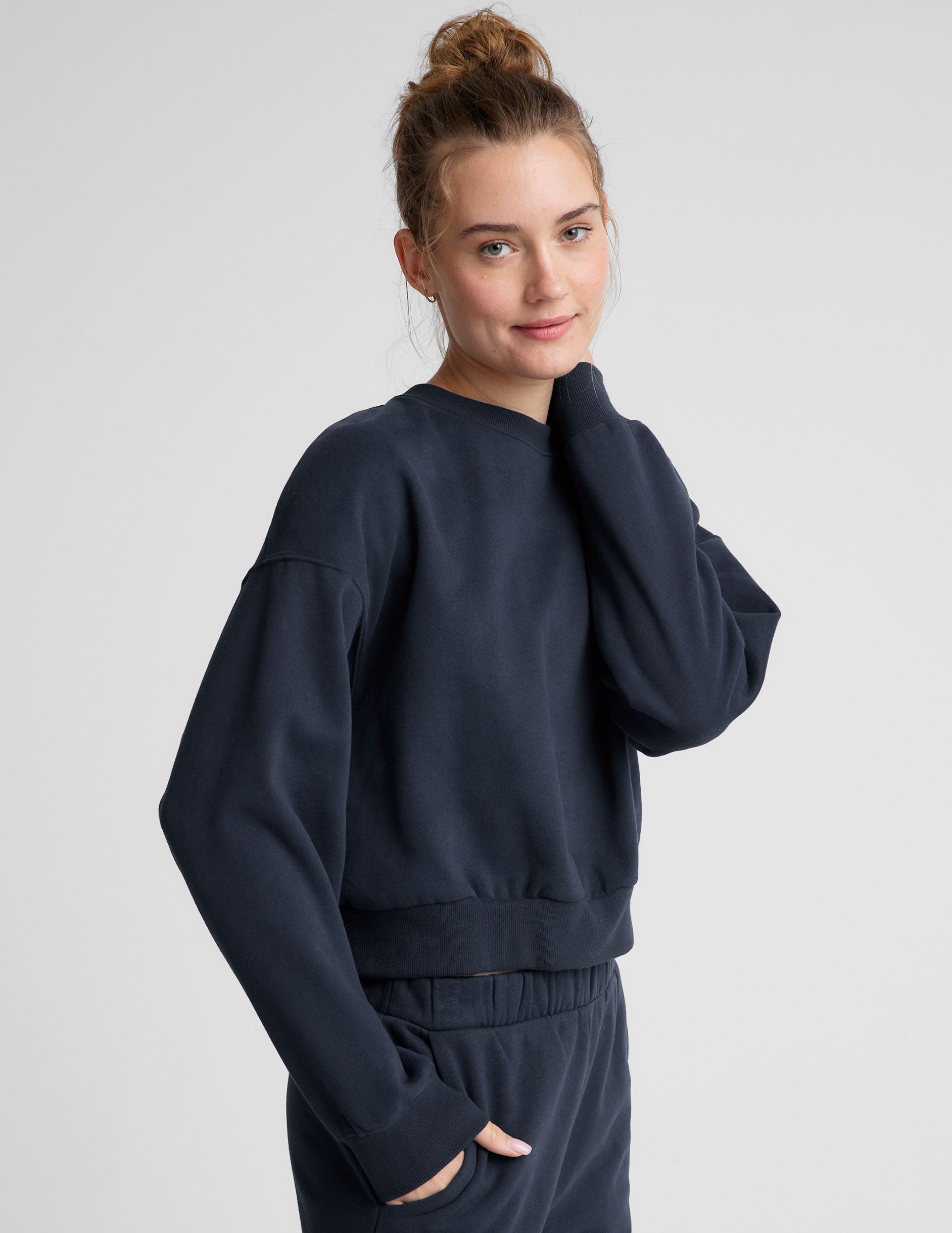 LuxeFleece Crewneck Sweatshirt - Image 2