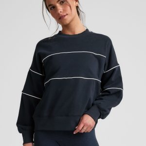 LuxeFleece Piper Boxy Sweatshirt