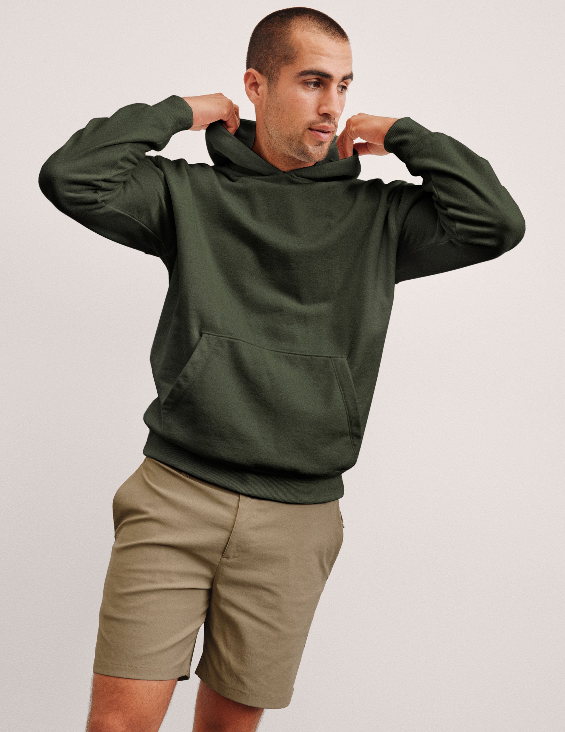 LuxeFleece Classic Men's Hoodie - Image 2