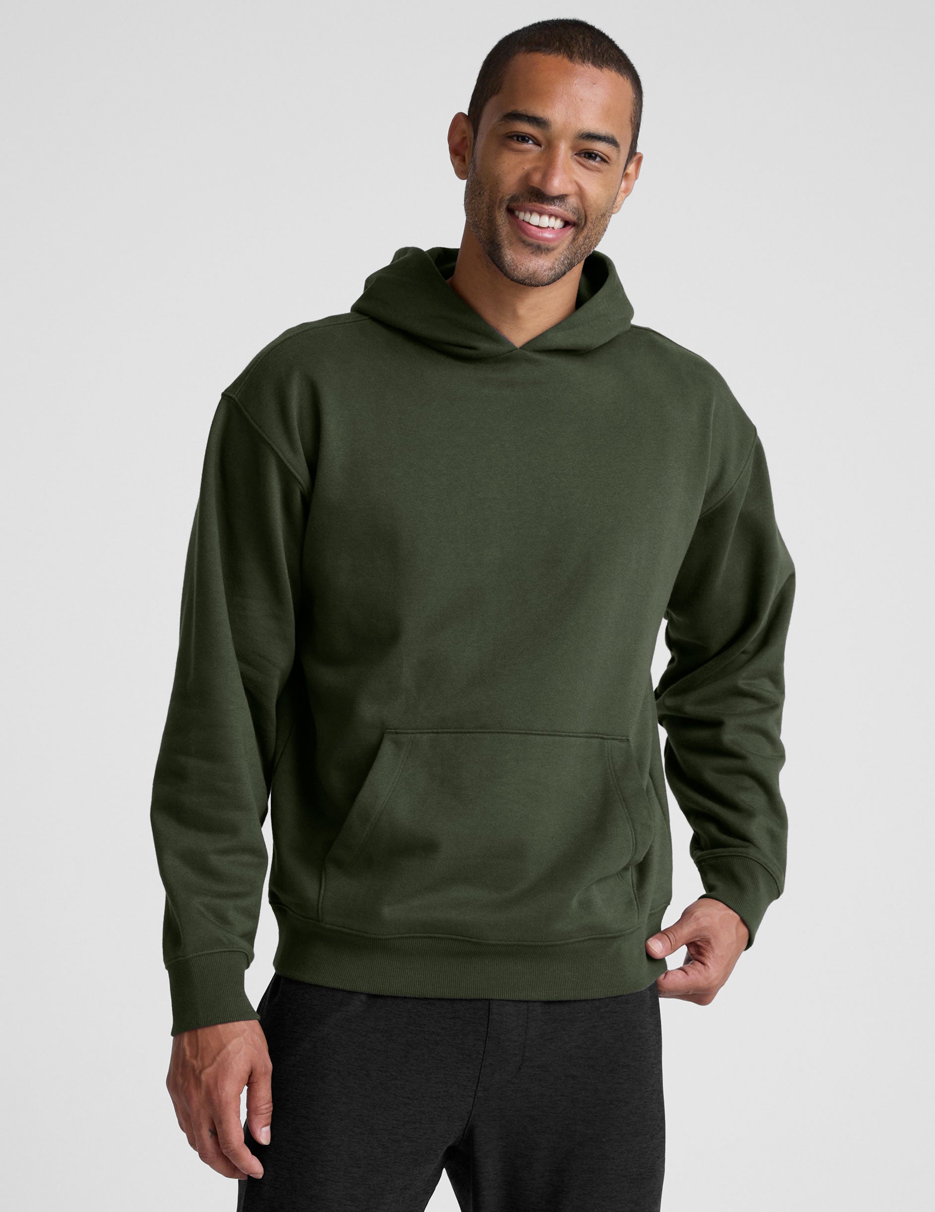 LuxeFleece Classic Men's Hoodie - Image 4
