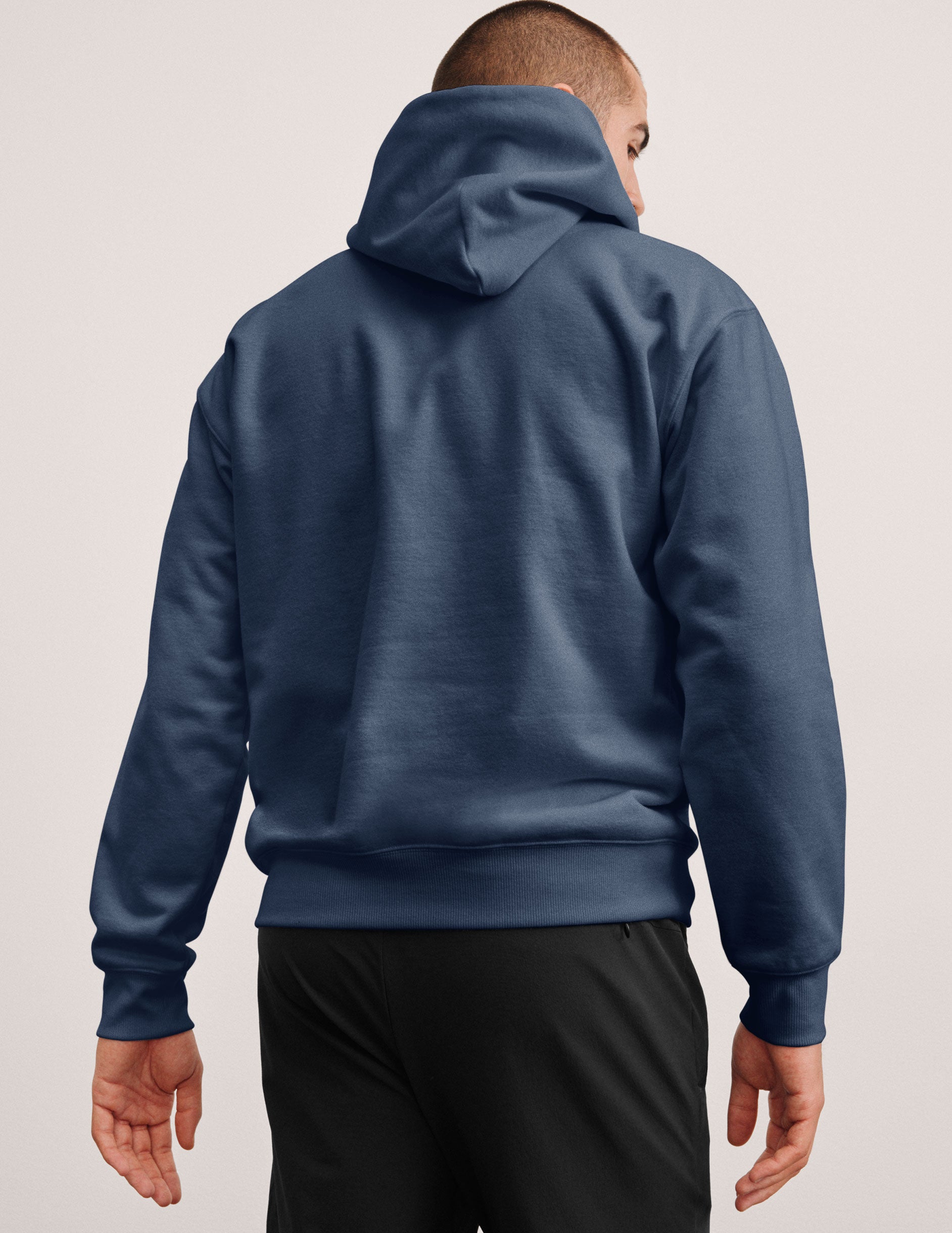 LuxeFleece Classic Men's Hoodie - Image 2