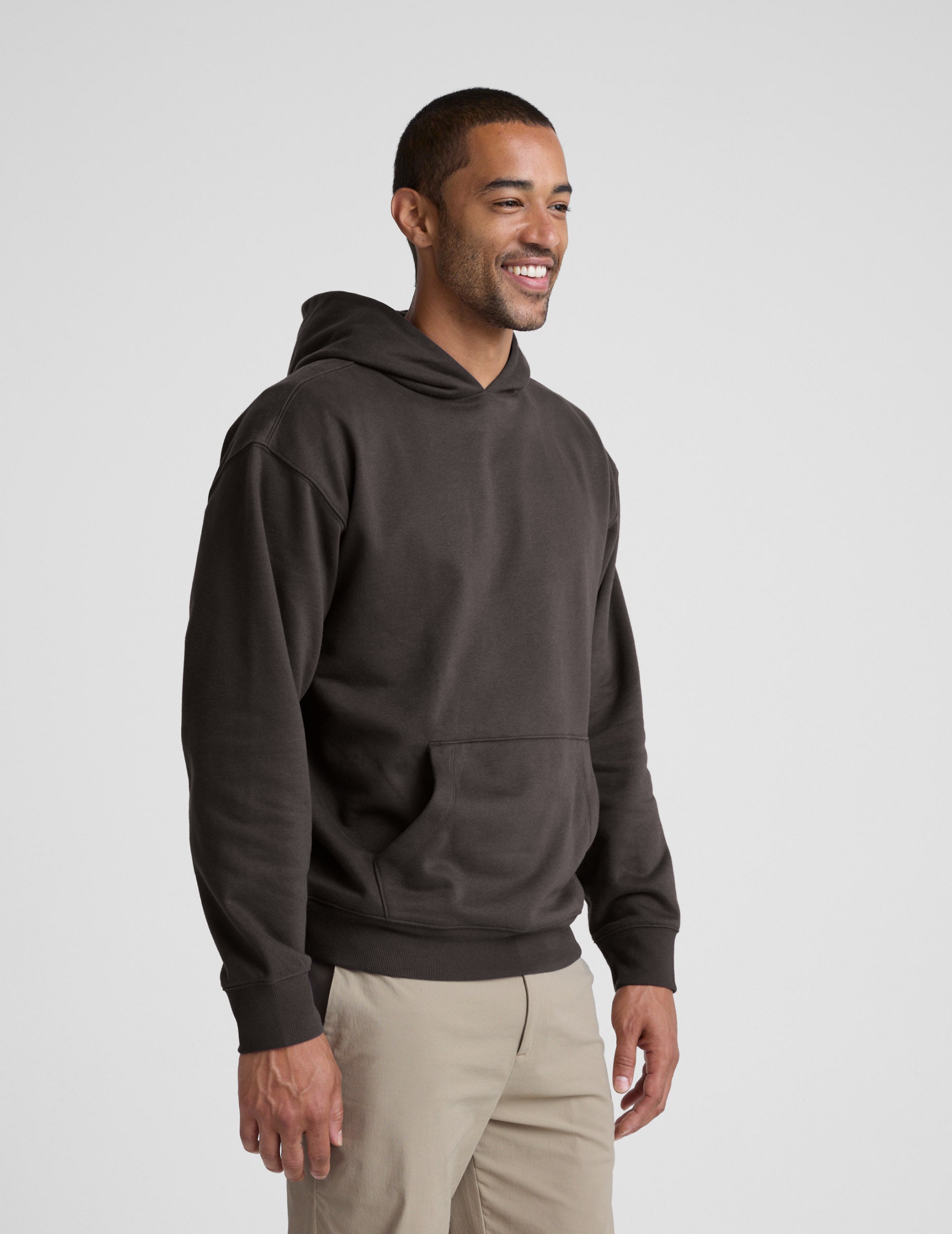 LuxeFleece Classic Men's Hoodie - Image 2