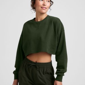 LuxeFleece Cropped Sweatshirt