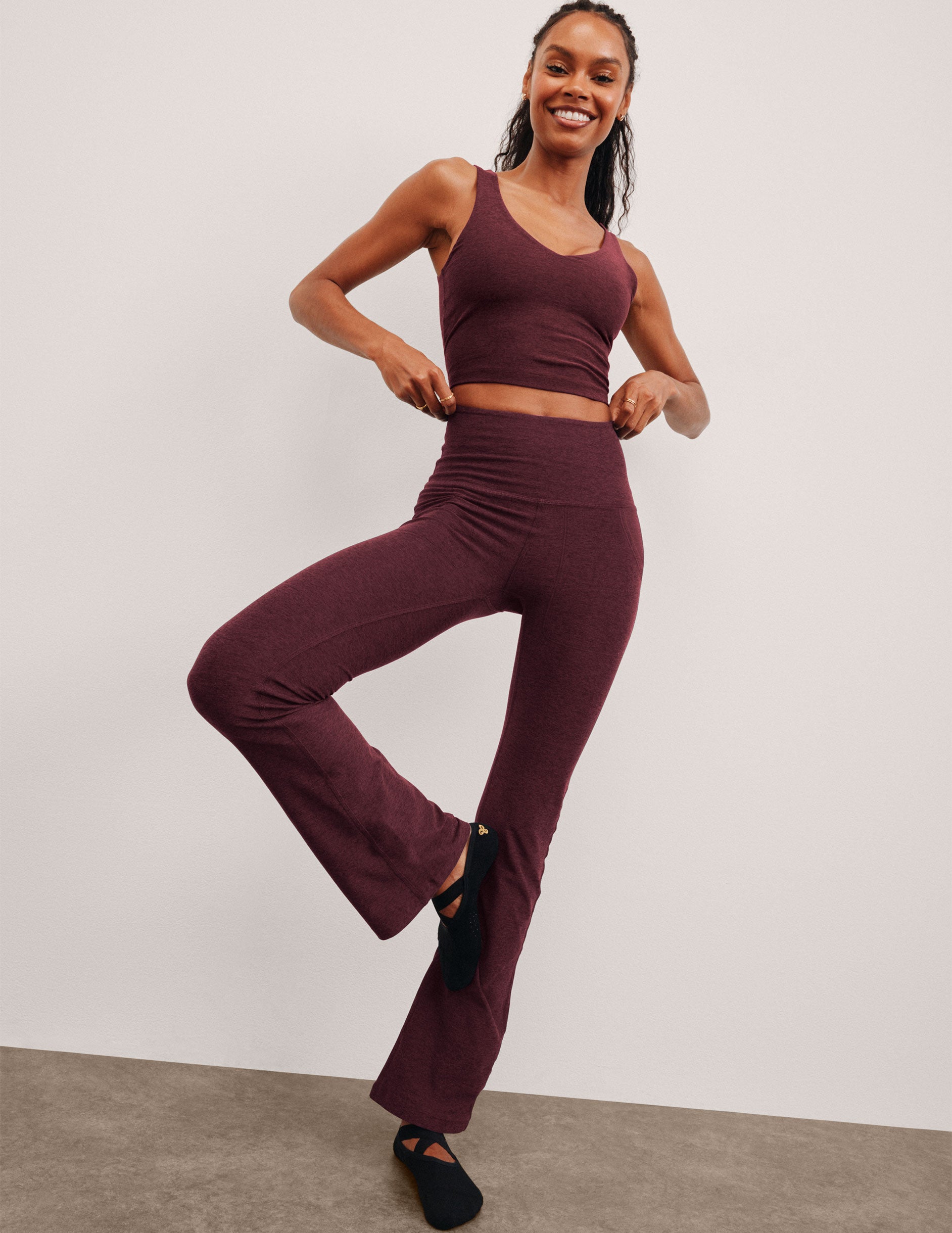 Spacedye High Waisted Practice Pocket Bootcut Pant 31 - Image 3