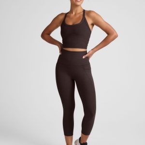Spacedye Out Of Pocket High Waisted Capri Legging