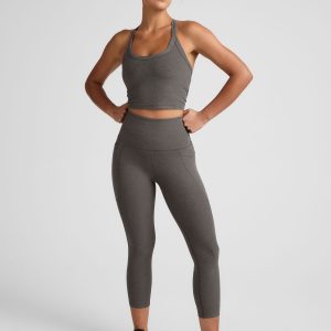 Spacedye Out Of Pocket High Waisted Capri Legging