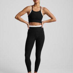 Spacedye Layered High Waisted Midi Legging