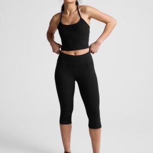 Spacedye Mid-Rise Slit Pedal Pusher Legging