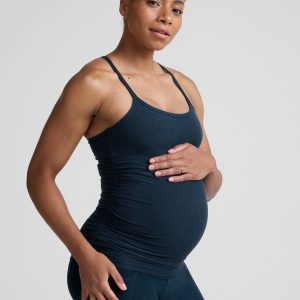 Spacedye Slim Racerback Maternity Tank