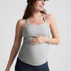 Spacedye Keep Your Cool Maternity Slim Racerback Tank