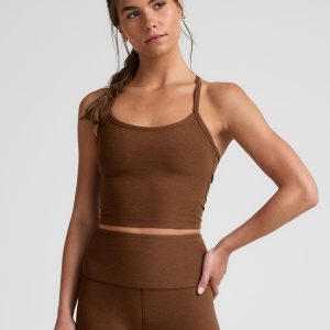 Spacedye Slim Racerback Cropped Tank