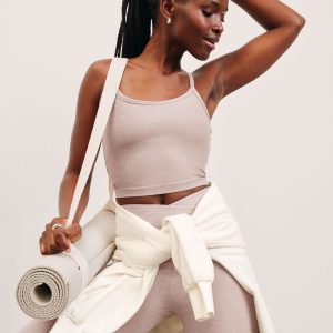 Spacedye Slim Racerback Cropped Tank