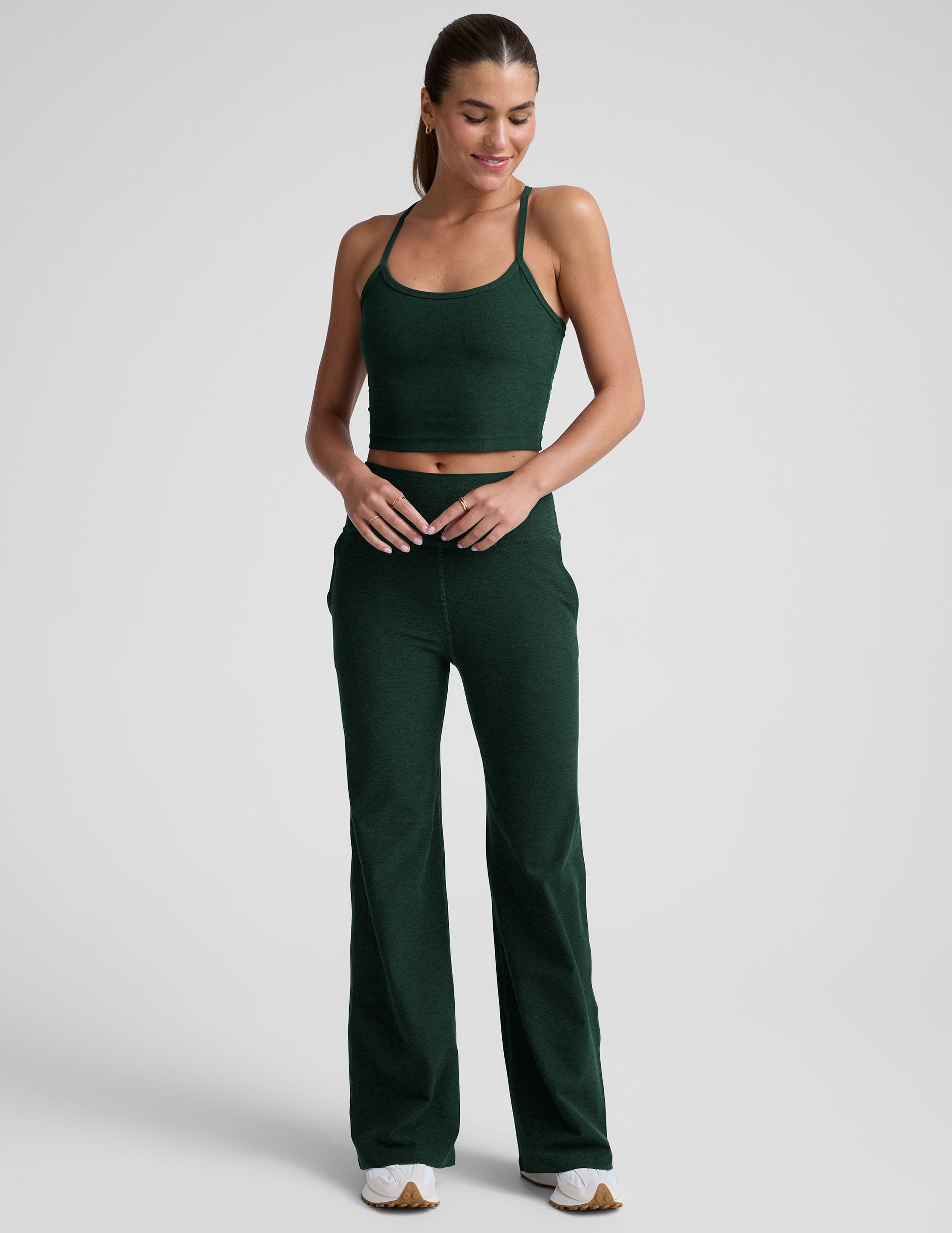 Spacedye Slim Racerback Cropped Tank - Image 7