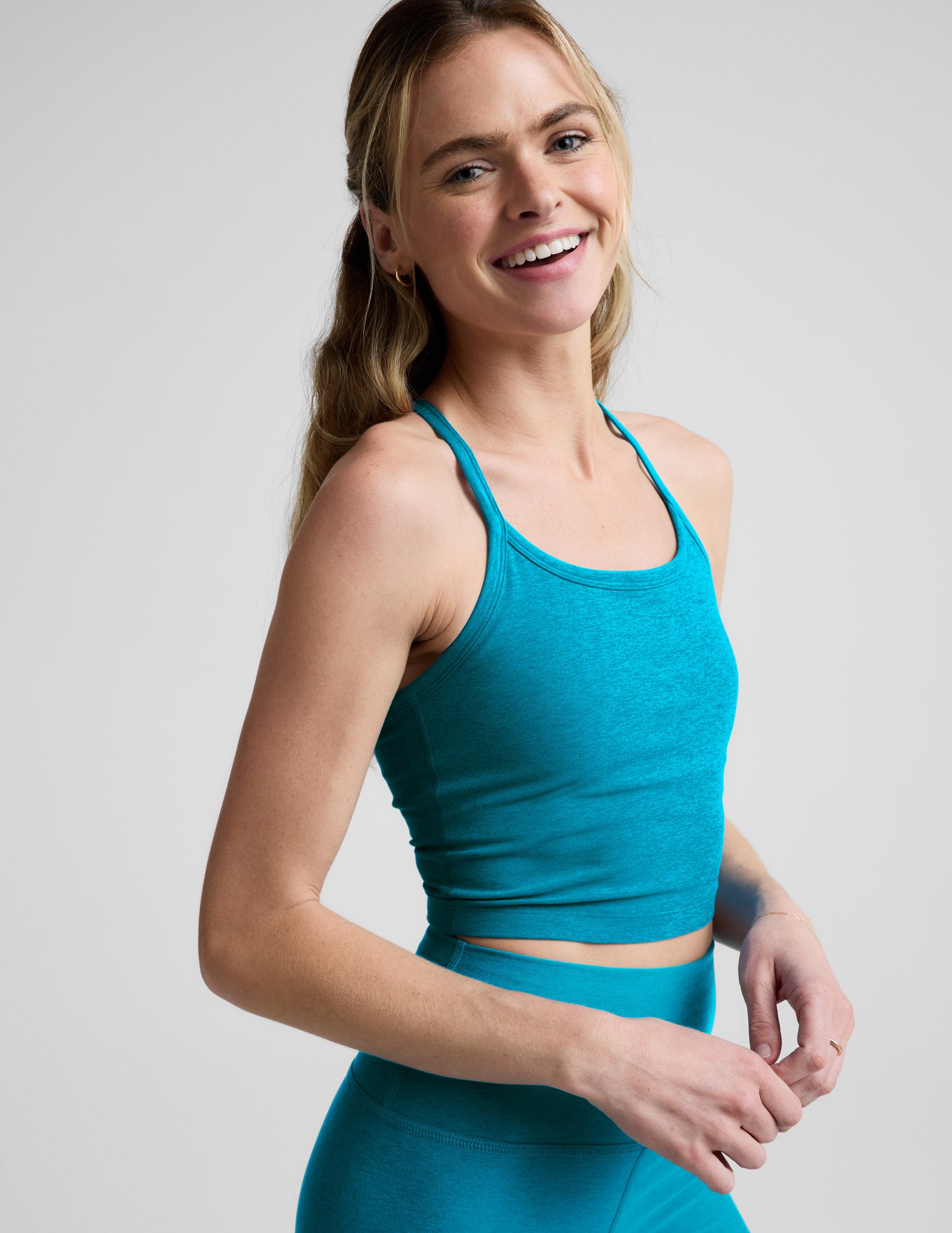 Spacedye Slim Racerback Cropped Tank
