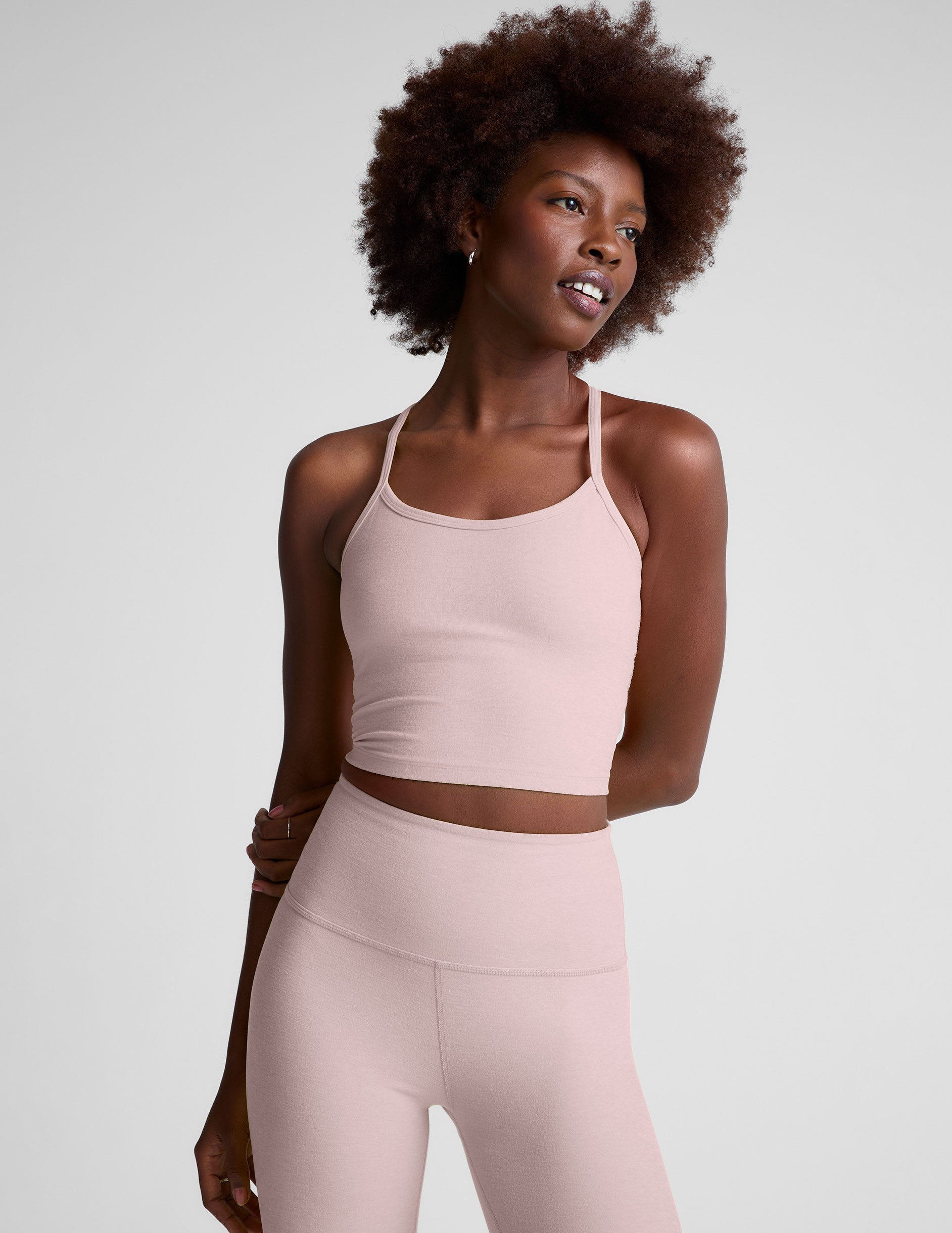 Spacedye Slim Racerback Cropped Tank