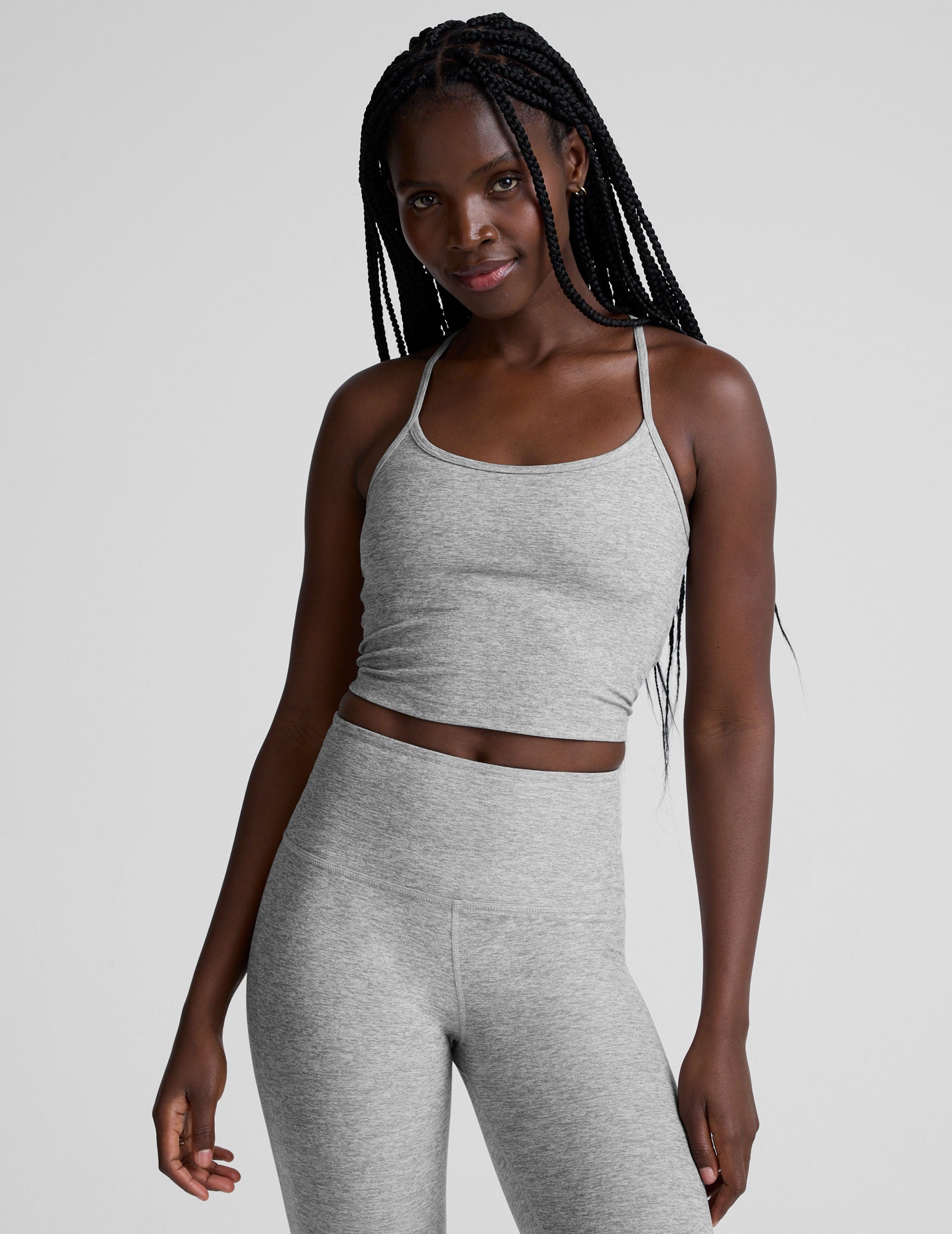 Spacedye Slim Racerback Cropped Tank