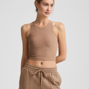 Spacedye High Neck Cropped Tank