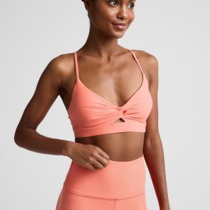 Spacedye Twist Front Strappy Bra